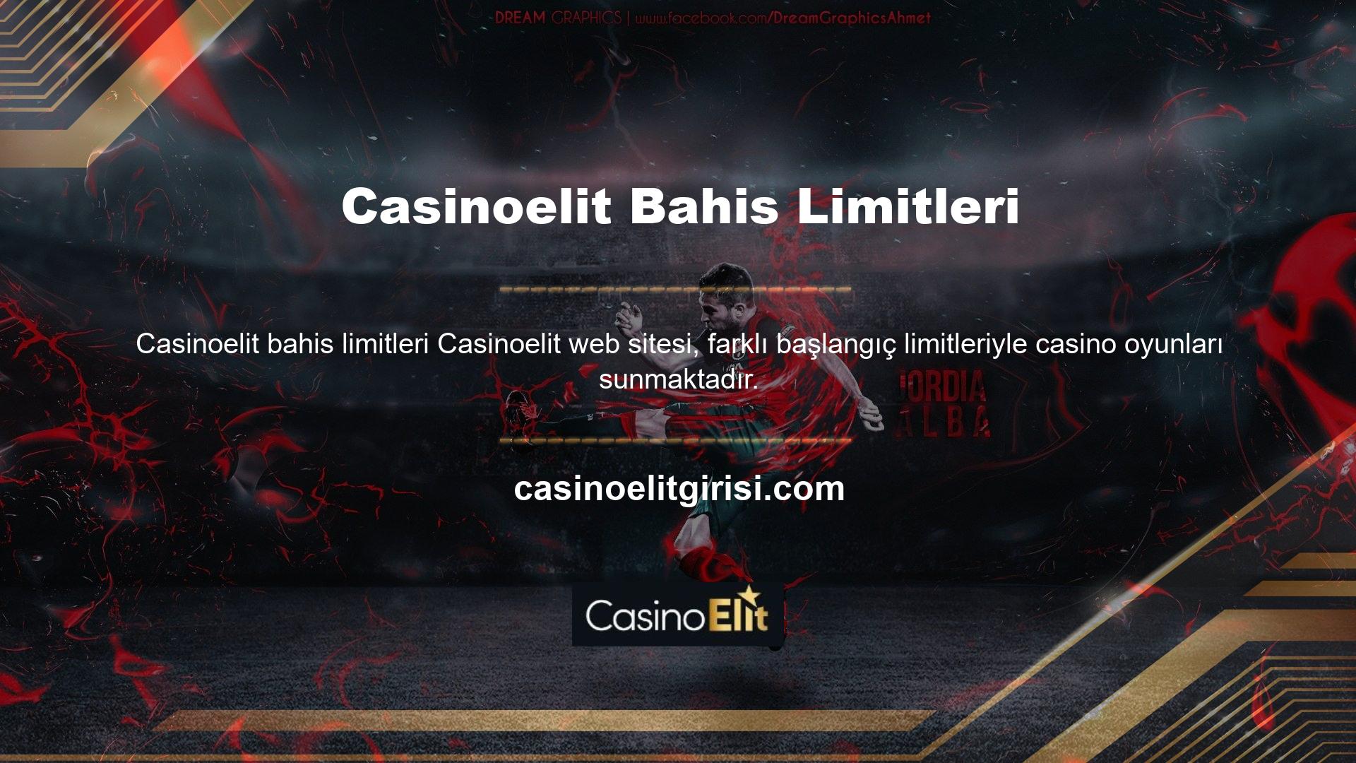 Casinoelit ayrıca Oyunu zaman zaman Güncellemelere bağlantı vererek güncelleyebilir