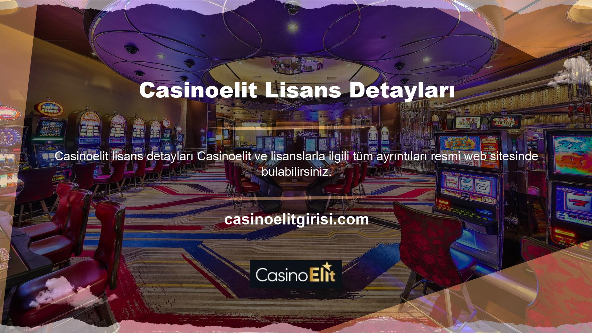 Casinoelit ciddi olup olmadığı sorusunun cevabı da bulunur